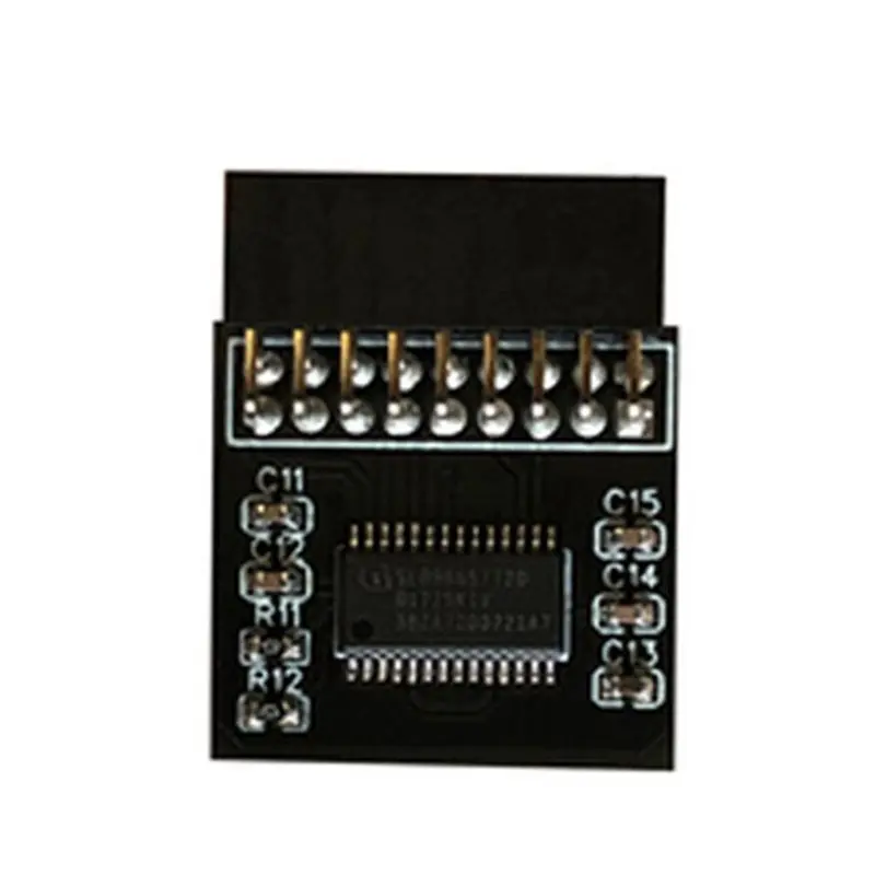T23C 10X Tpm 2.0 Encryption Security Module Board Remote Control TPM2.0 LPC 18Pin Motherboards Card For ASROCK For Windows 11