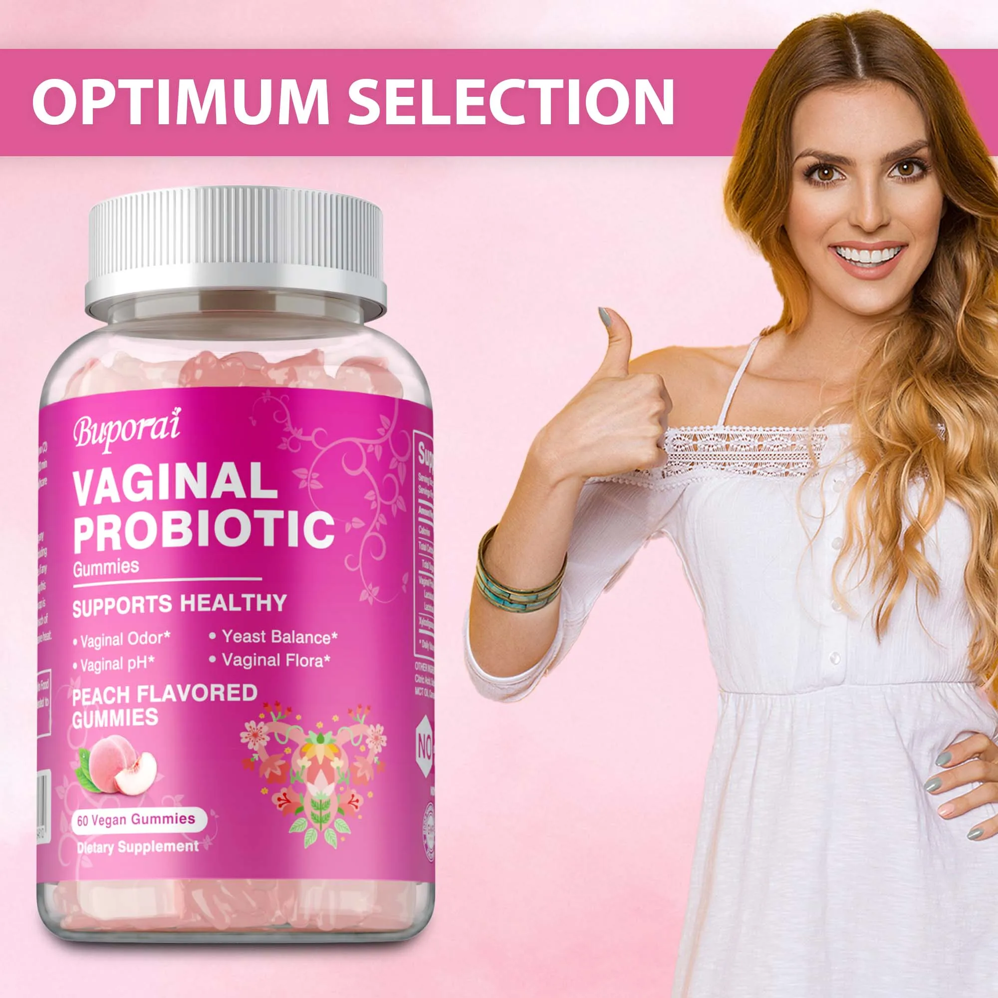 

Female Vaginal Probiotics - Reduces Odor, Balances PH, Maintain Vaginal Flora, Promotes Vaginal Health, Urinary Tract Support