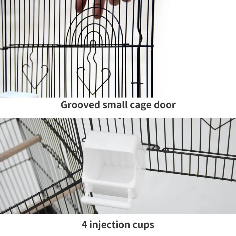 Factory wholesale price iron parrot large big bird cage