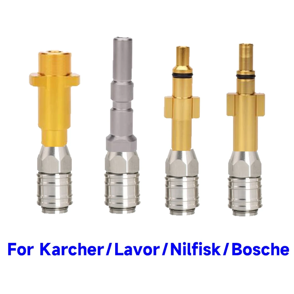 

For Karcher Parkside High Pressure Washer Adapter Quick Release Connector Nozzle Jet Wash Hydro Washing Machines for Cars