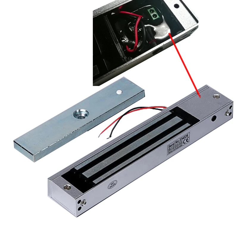 Imagem -04 - Tuya Remoto Completo 280kgs 600lbs Kits de Bloqueio Magnético Elétrico à Prova Impermeável Água 125khz Rfid Cartão Porta Sistema Controle Acesso wi fi