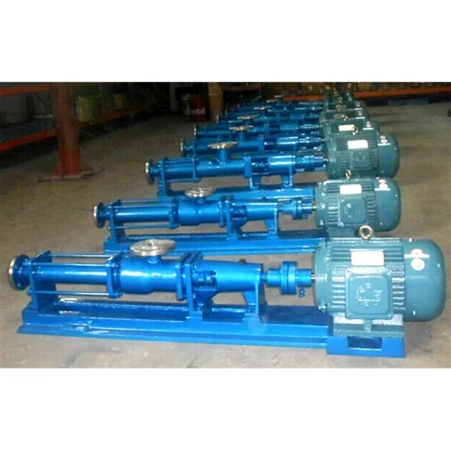 Pompa a vite singola orizzontale tipo G