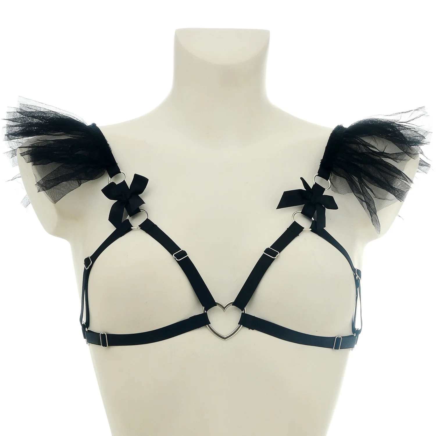 فاسق القوطي الملابس الداخلية الوثن الهذيان ارتداء مشد الجسم قفص المرأة عبودية الجسم تسخير الصدرية المحاصيل الأعلى قفص الصدرية مثير الملابس الداخلية #4