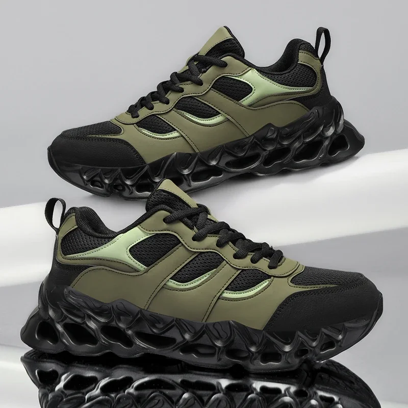 

YRZL Sneakers for Men Running Shoes Breathable Lightweight Walking Sneakers Non Slip Sports Shoes Men Outdoor Gym Training Shoes