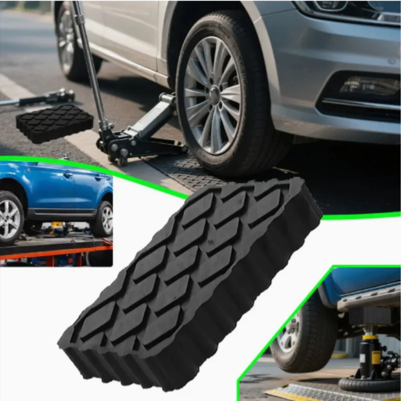 

2Pcs Car Jack Rubber Pad Lift Blocks Floor Elevator Cars Parts Jacks Lifting Tools Shock-Absorbing Car Camper Stabilizer Pads