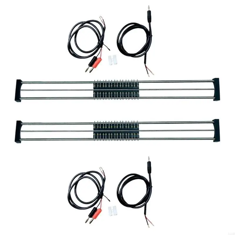 مسار قطار 50 سم 1/87 HO SCALE MODEL RAIRROAR TRACK TRACH TRACH مع 8 بكرات لعشاق جامعي #2