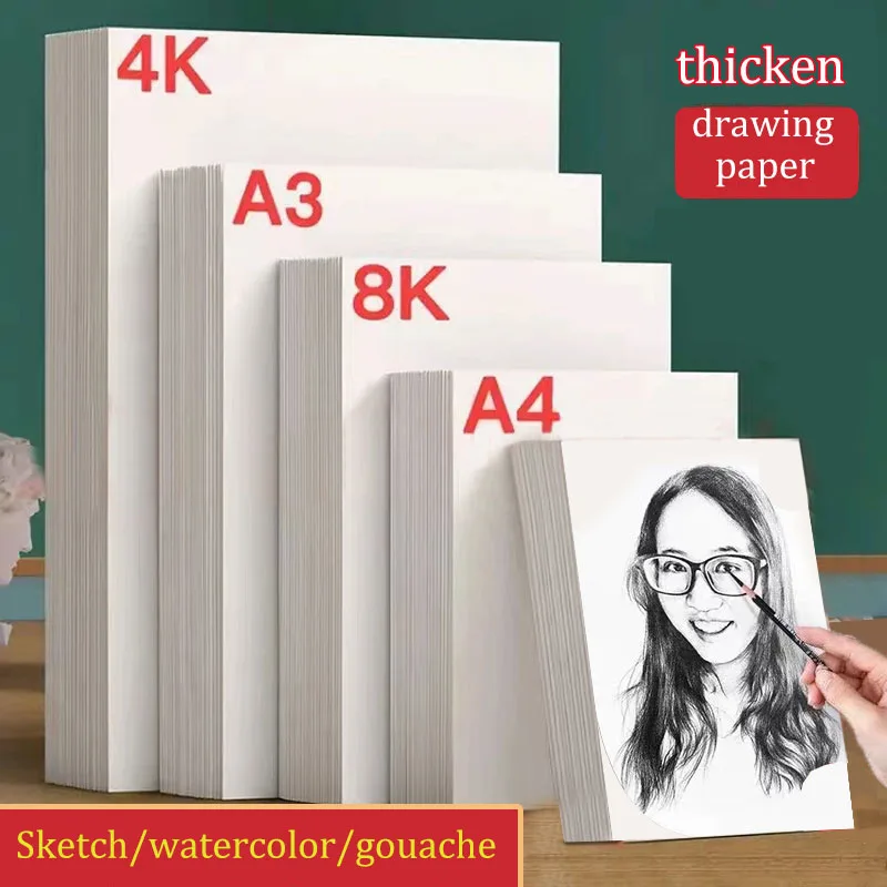 espessado sketchbook album para desenho cadernos aquarela papelaria notepad pintura arte suprimentos presentes 160g 01