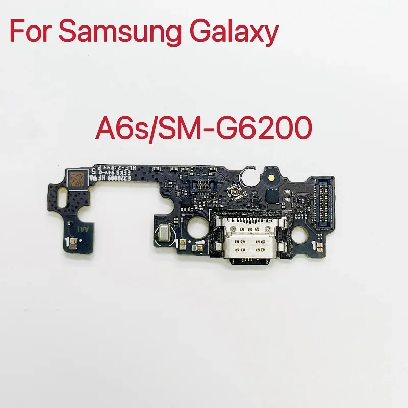 USB Charge Port Jack Dock Connector Charging Board Flex Cable For Samsung Galaxy A6s / SM-G6200