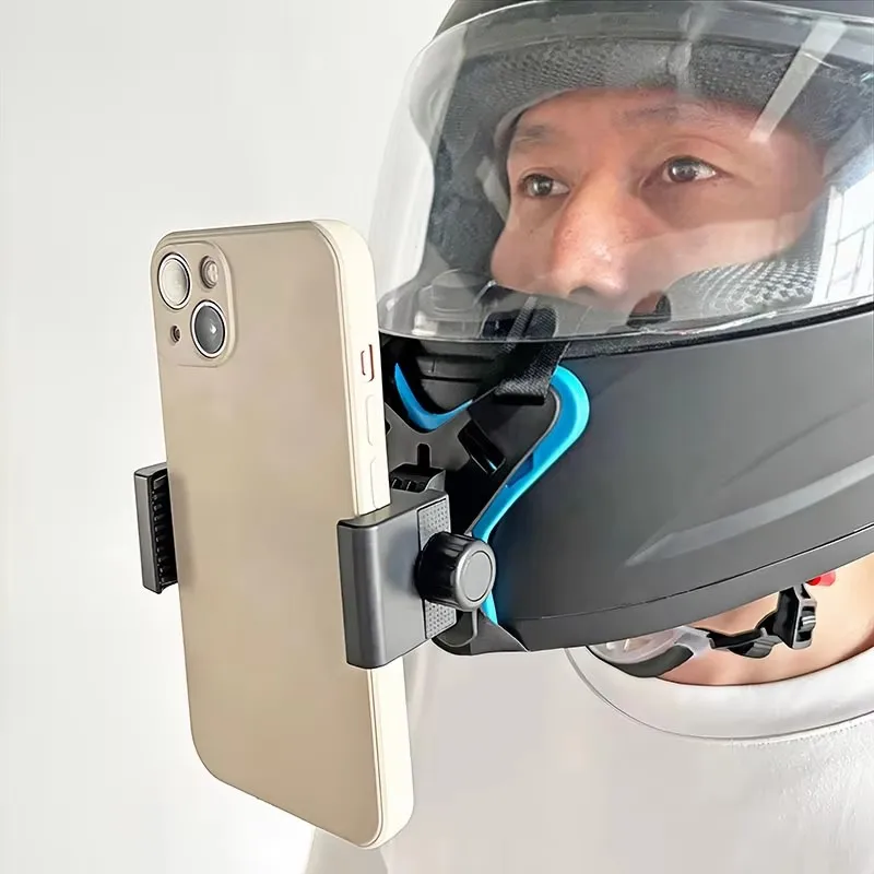 Motorcycle Accessories for Gopro Hero 13 12 11 10 9 8 7 6 5 4 Session 3 2 1 for Smart Phone for DJI OSMO Action 6 5 Pro/4 Helmet view 6