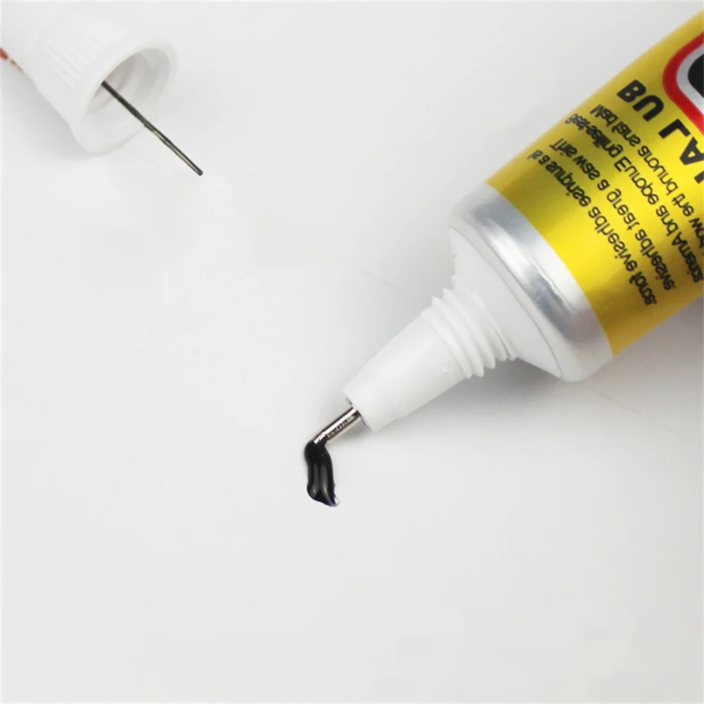 50ml T7000 Multipurpose Black Glue LED Light Strip Phone Screen Glass Frame Sealant Adhesive Epoxy Resin Jewelry DIY Nail Gel