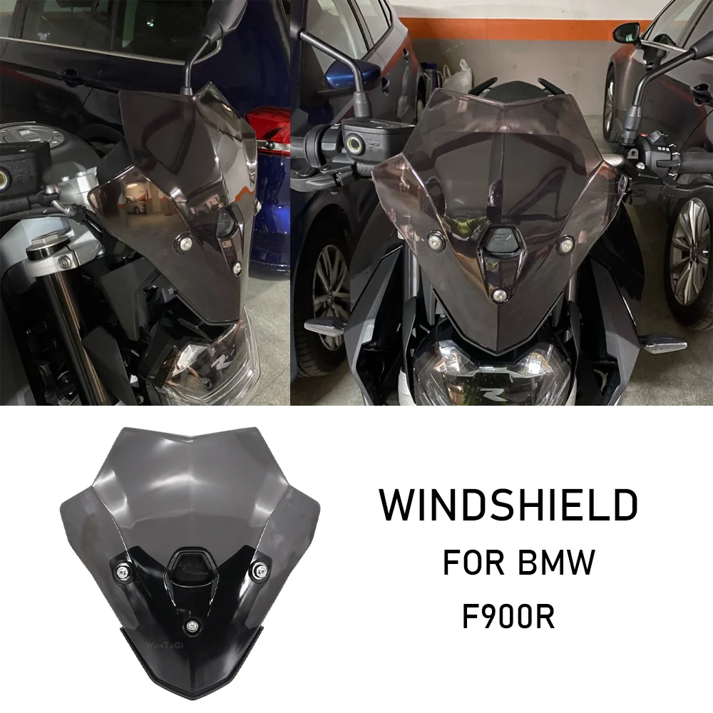 

F900R Accessories Motorcycle Windshield For BMW F900R F900 R 2020 F 900 R F 900R Fairing Windshield Deflector Heightened