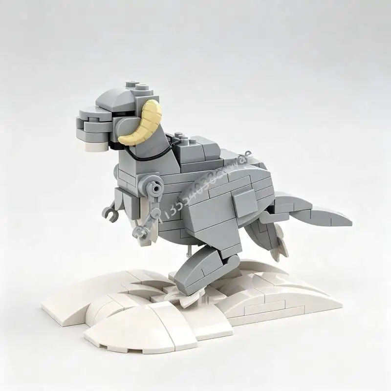 NEW 125PCS Tauntaun Creature MOC Model Custom Building Blocks DIY Assembly Puzzle Sci-Fi Fantasy Collectible Display Toy Gifts