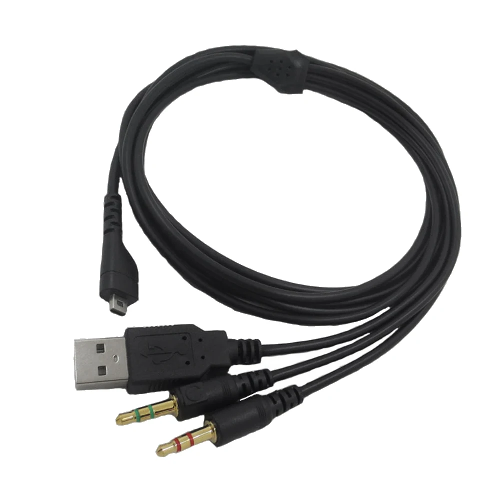 헤드폰 케이블 이어폰 헤드셋 오디오 케이블 교체 5 7 Pro 3 in 1 케이블 이어폰 액세서리