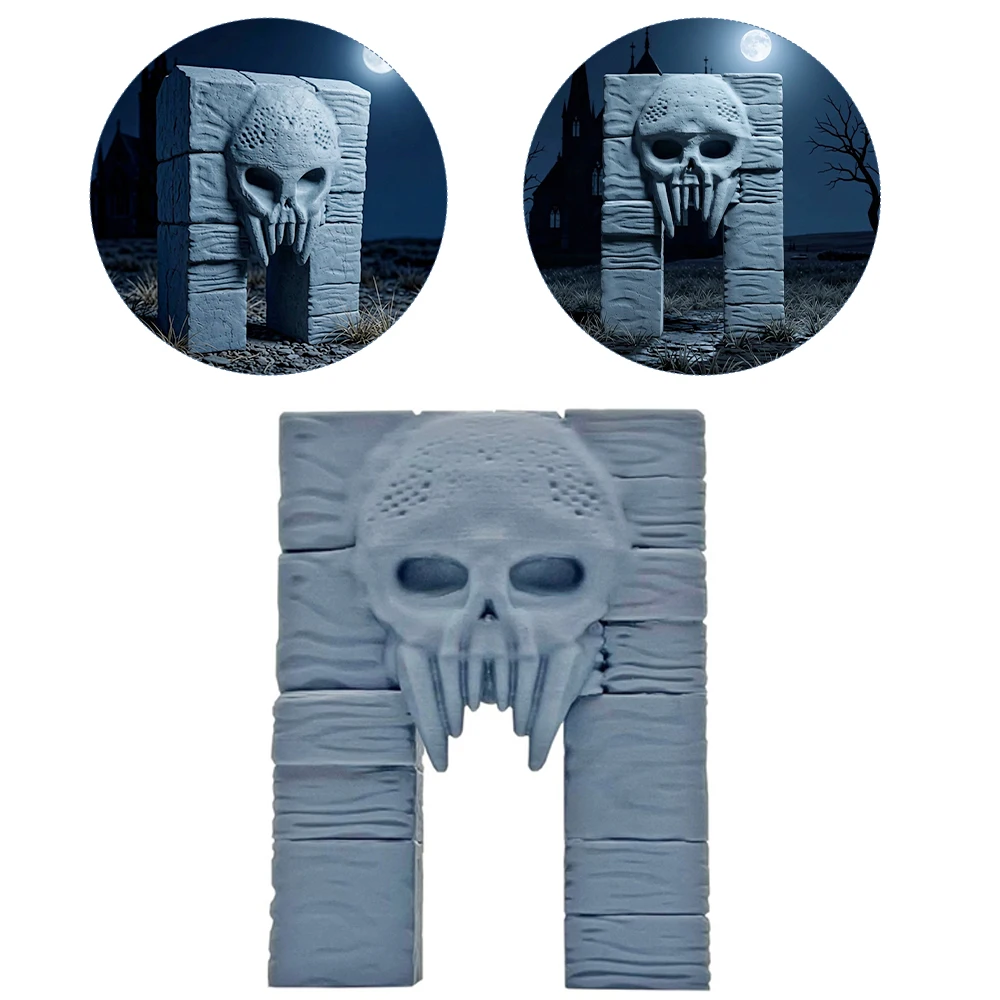 

Ретро-двери для подземелья, напечатанные на 3D-принтере, для настольных ролевых игр и военных игр, элементы декорации для подземелья