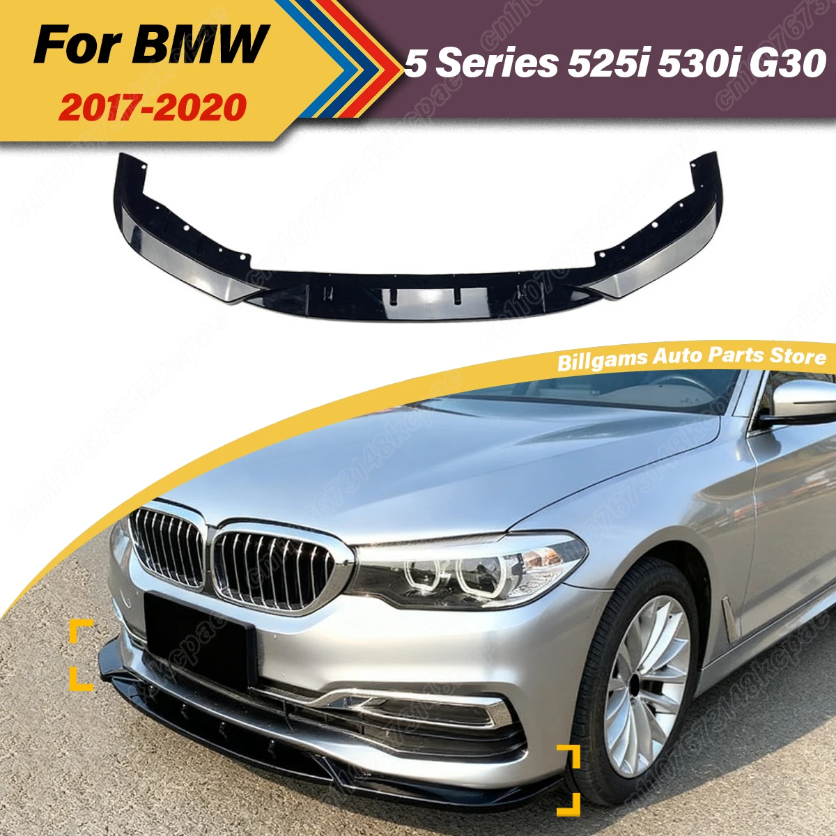 

For BMW 5 Series 525i 530i G30 2017 2018 2019 2020 Automobile Front Bumper Spoiler Board Splitter Modification Decoration Kit