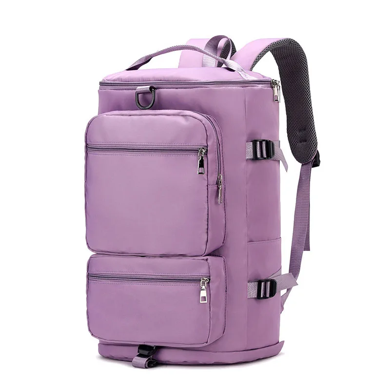 Grande capacidade feminina saco de viagem casual fim-de-semana mochila de viagem senhoras esportes yoga sacos de bagagem multifuncional crossbody