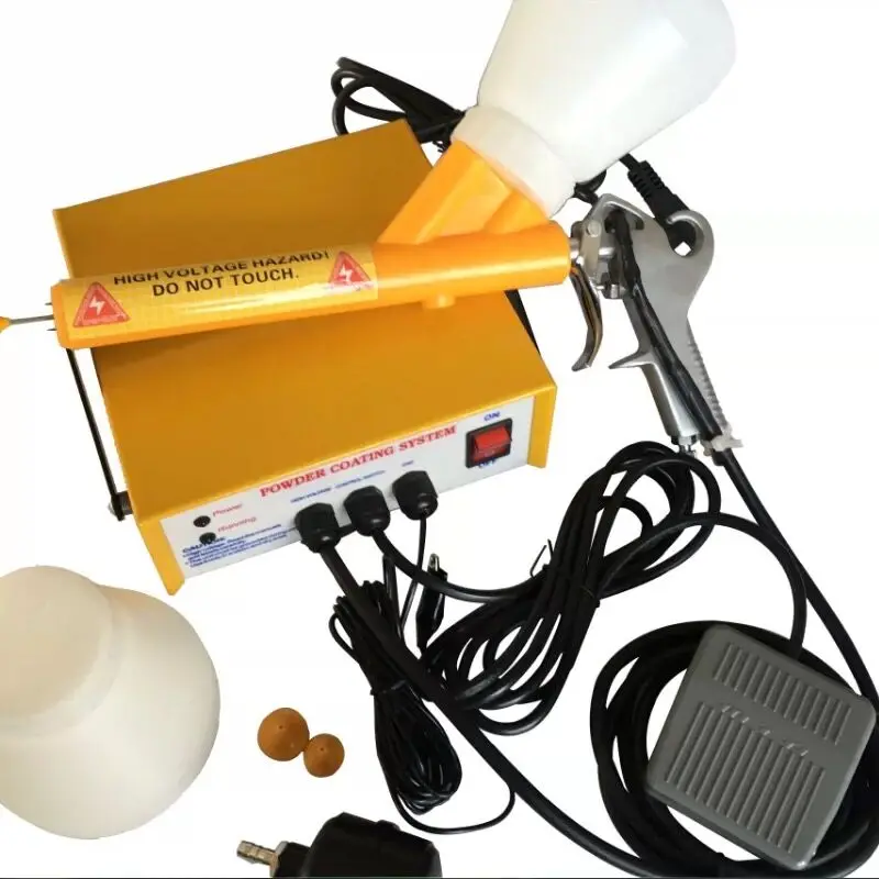 Machine de pulvérisation en plastique PC03-5 réglable portative de 5 vitesses 110V/220V nouvelle version odorà peinture portatif de système de revêtement de poudre