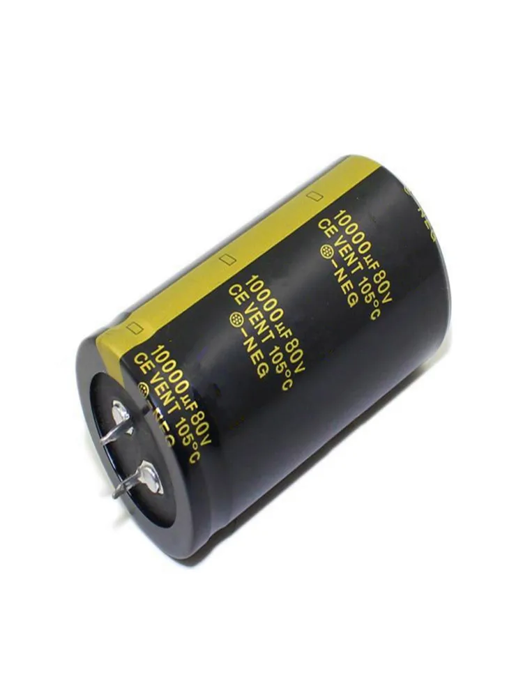 Imagem -06 - Alumínio Capacitor Eletrolítico de Alta Frequência Baixa Impedância Alta Qualidade 25 Peças 80v10000uf 80v 10000uf 35x60 mm