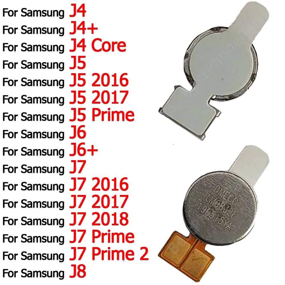 Vibration Vibrator Motor For Samsung Galaxy J6 Plus J6+ J7 2017 Prime J8 2018 J4 Core J4+ J5 2016 Spare Parts