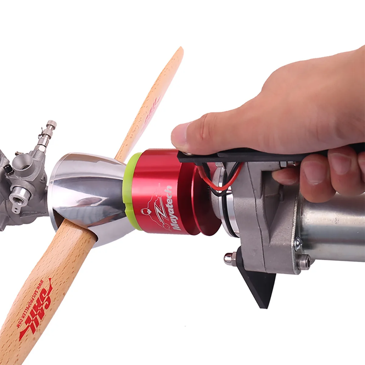 DLE engine special metal paddle cover, aluminum paddle cover, two blades, fairing, model aircraft propeller 2 to 4.5 in