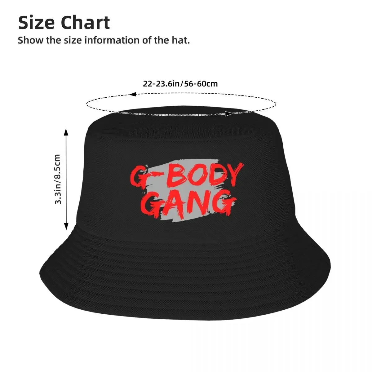 تصميم ريترو، G Body Gang Regal Cutlass Monte Carlo Bucket Hat Sun Streetwear الفاخرة للنساء والرجال