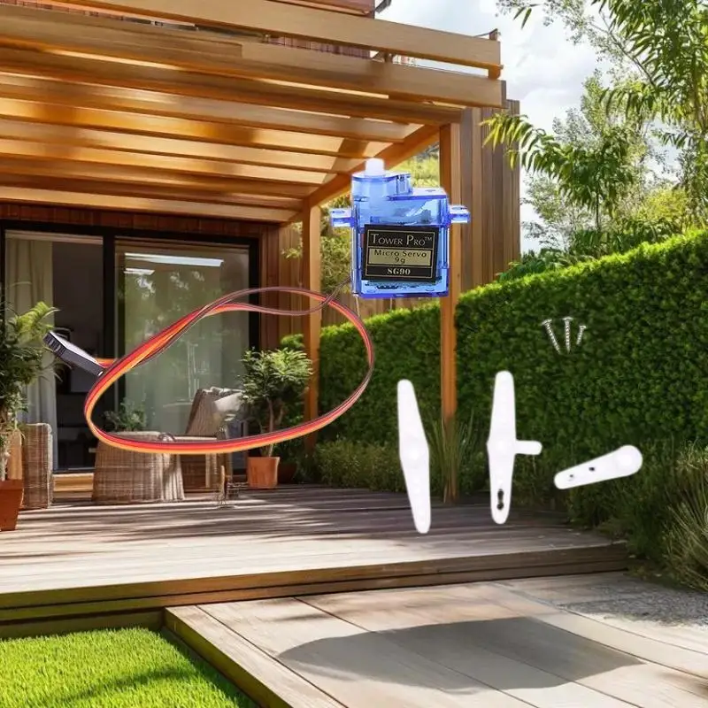 Projekt DIY Arduino z 1/3 szt. mikroservo SG90 9G, 180 stopni ° /360 °   Serwo cyfrowe 5V do zestawów ramion robota RC.