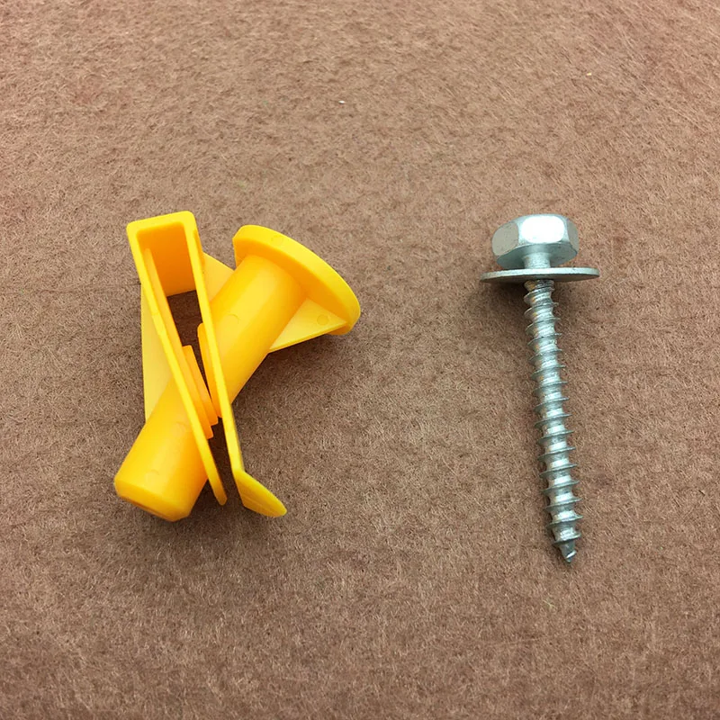 For Mercedes Benz Smart 451 453 Fortwo, Front Bumper, Fuel Tank Lower Guard Plate, Screw Buckle Clip