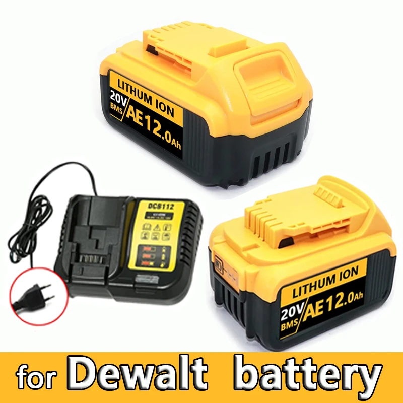 

Литиевая батарея для DeWalt DCB184 DCB181 DCB182 DCB200 12,0 Ач 18 в 20 в