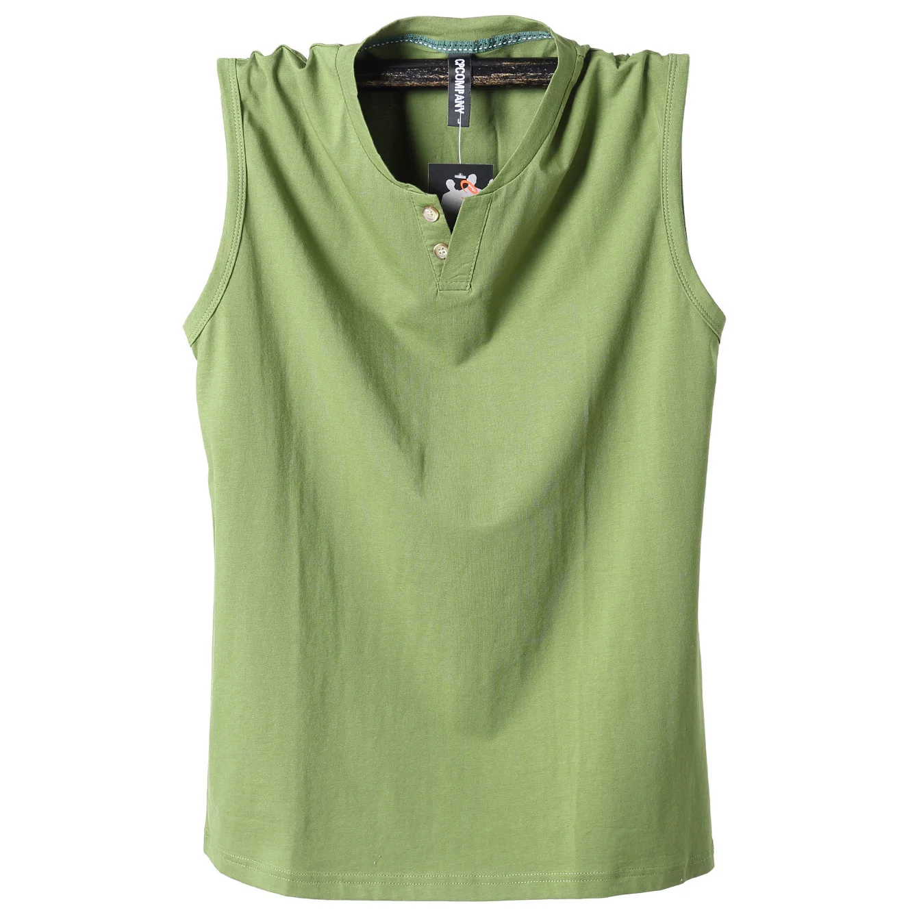 

HOT Summer Plus Size 6XL Men's Tank Tops 100% Pure Cotton Sleeveless Fitness T-shirt Elastic Bodybuilding Vest for Men Tees