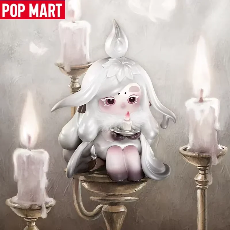 البوب مارت تشاكا شمعة الهمس سلسلة صندوق أعمى اللعب دمية الأصلي سحر فتاة مهرجان هدية التماثيل سطح المكتب زخرفة الديكور