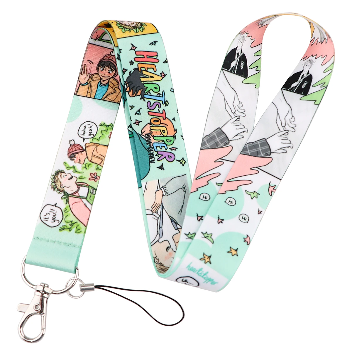 Heartstopper Kühle Charakter Lanyards Schlüssel Neck Strap Lanyards ID Abzeichen Halter Keychain Schlüssel Halter Hängen Seil Schlüsselanhänger Zubehör