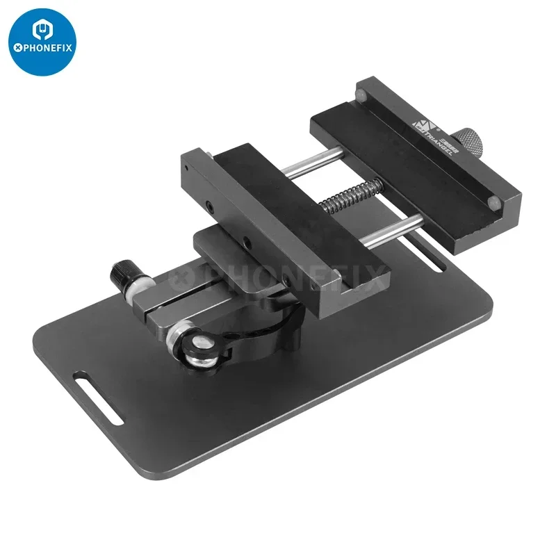 Universal 360 Degree Rotating Fixture Clamp Holder Anti-slip for Iphone Samsung Huawei Smartphone Remove the Back Cover Glass