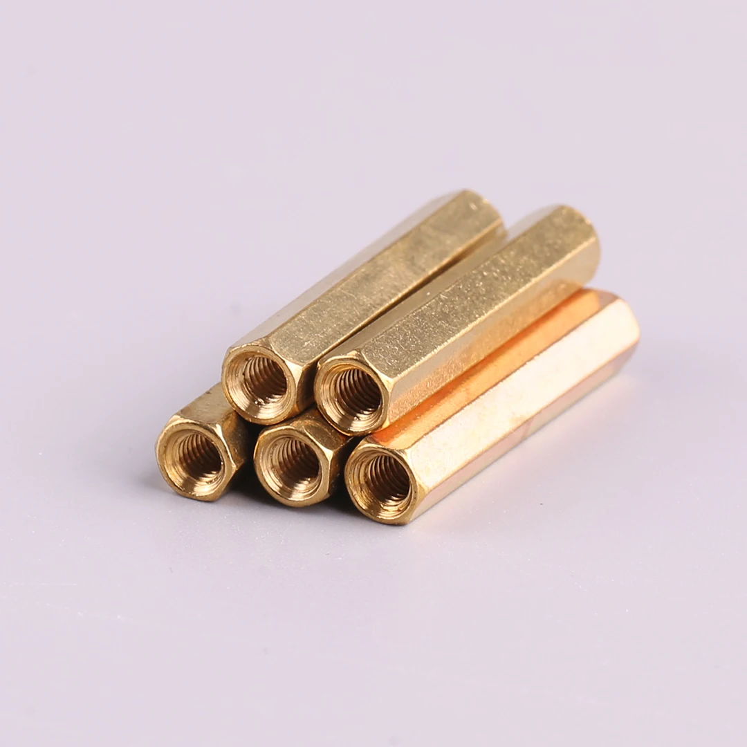 10pcs M3 Copper Post 25 Mm Long UAV Hexagon Copper Post Multi Axis Isolation Post Support Post Fixing Post Brass