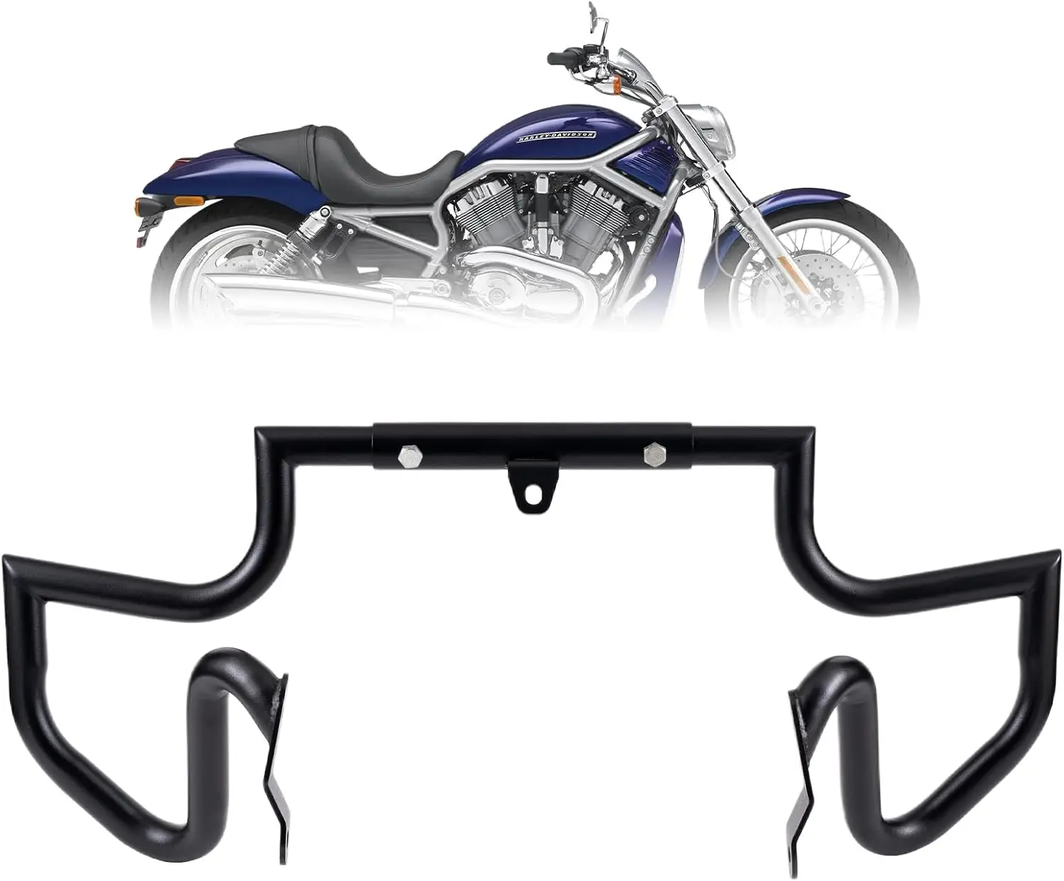 Crash Bar Engine Guard Highway Freeway Bar for Harley V-Rod(Black)