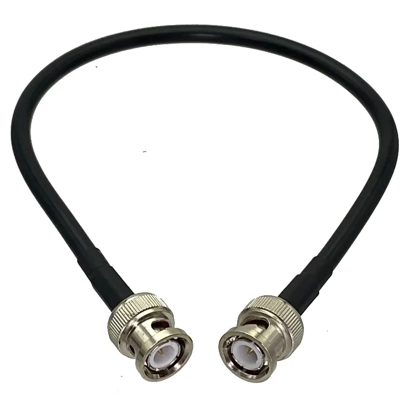 BNC to BNC Cable RG58 BNC Male to Male Coaxial Jumper 50 Ohm for RF Radio 20inch to 5M