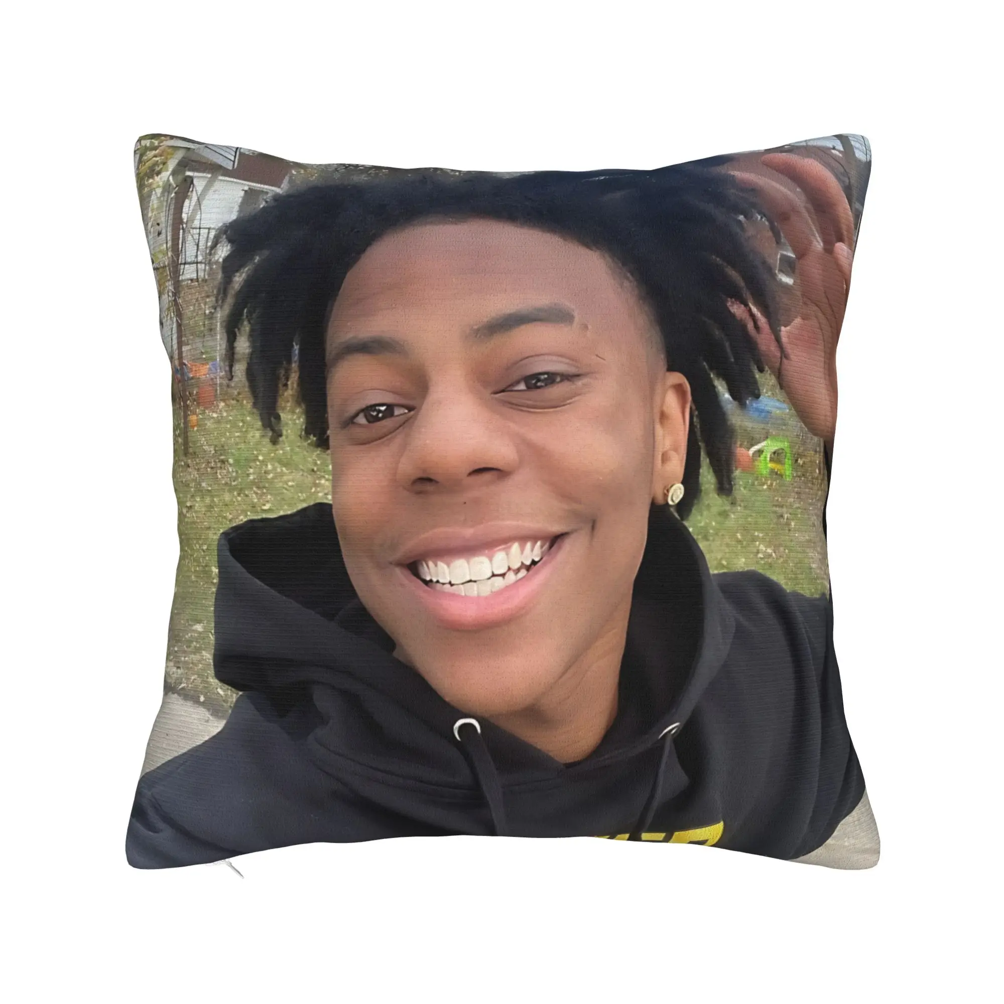 IShowSpeed Funny YouTuber Pillow Cover  Comfy Cushion Cover Fashion Pillow Case For Chair Sofa Home Decor