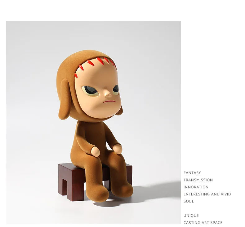 Nara Yoshitomo Wohnung in einem Schnecken nest Schlaflos igkeit Puppe Schlafwandeln Nacht Walking Puppe Schlafzimmer Designer Spielzeug Anime Action figur