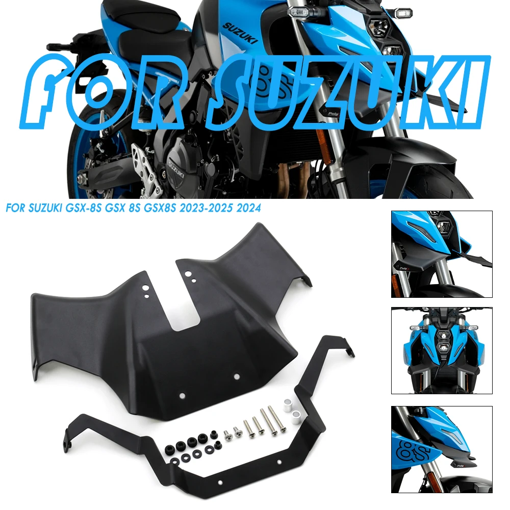 

Motorcycle Naked Front Spoiler Downforce Winglet Aerodynamic Wing Kit Spoiler For SUZUKI GSX-8S GSX 8S GSX8S 2023-2025 2024 8s
