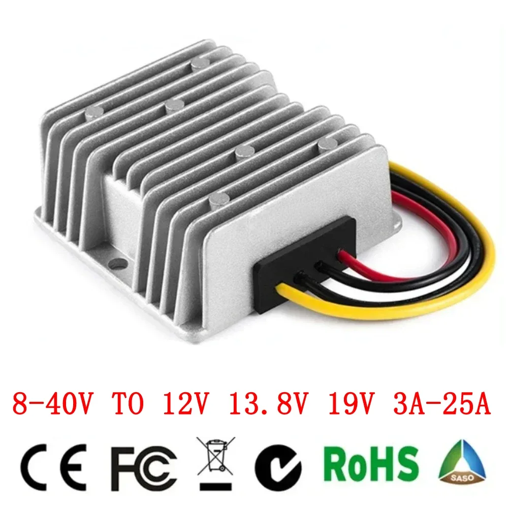 

8-40V to 12V 13.8V 19V 3A 5A 6A 10A 20A 25A Boost Buck DC DC Power Converter Regulator Voltage Stabilizer CE RoHS Certificated