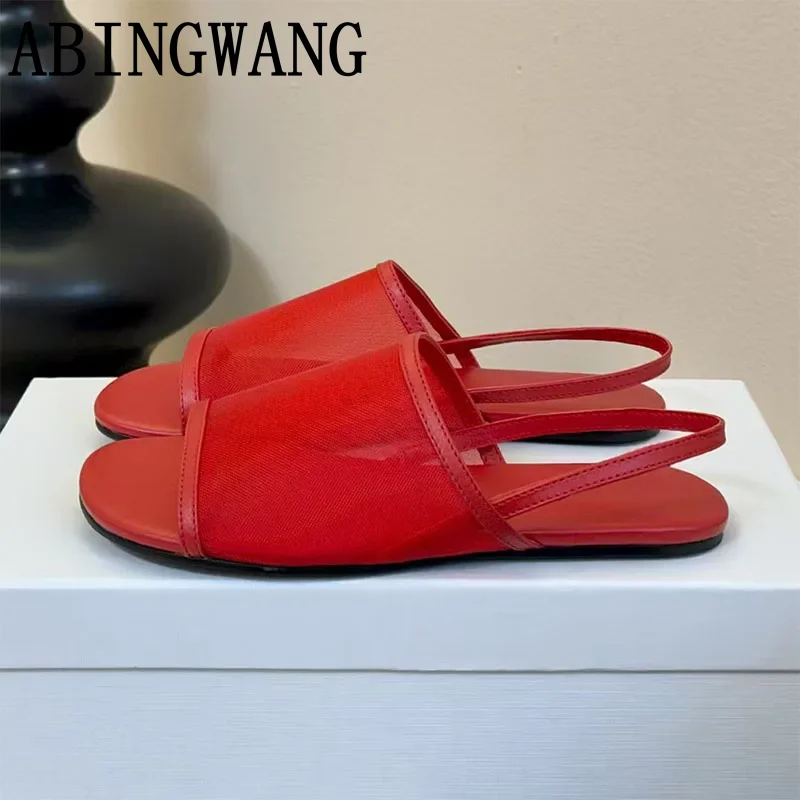 

Классические модные сандалии на плоской подошве, женская обувь с открытым носком на тонкой подошве, летняя повседневная обувь, модельные туфли для женщин