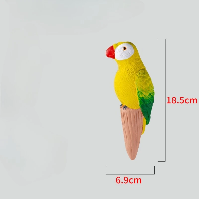 Parrot Terracotta Watering Spikes,Slow Release Potted Stakes Parrot Irrigation System Care for Flower Bed Backyard Outdoor