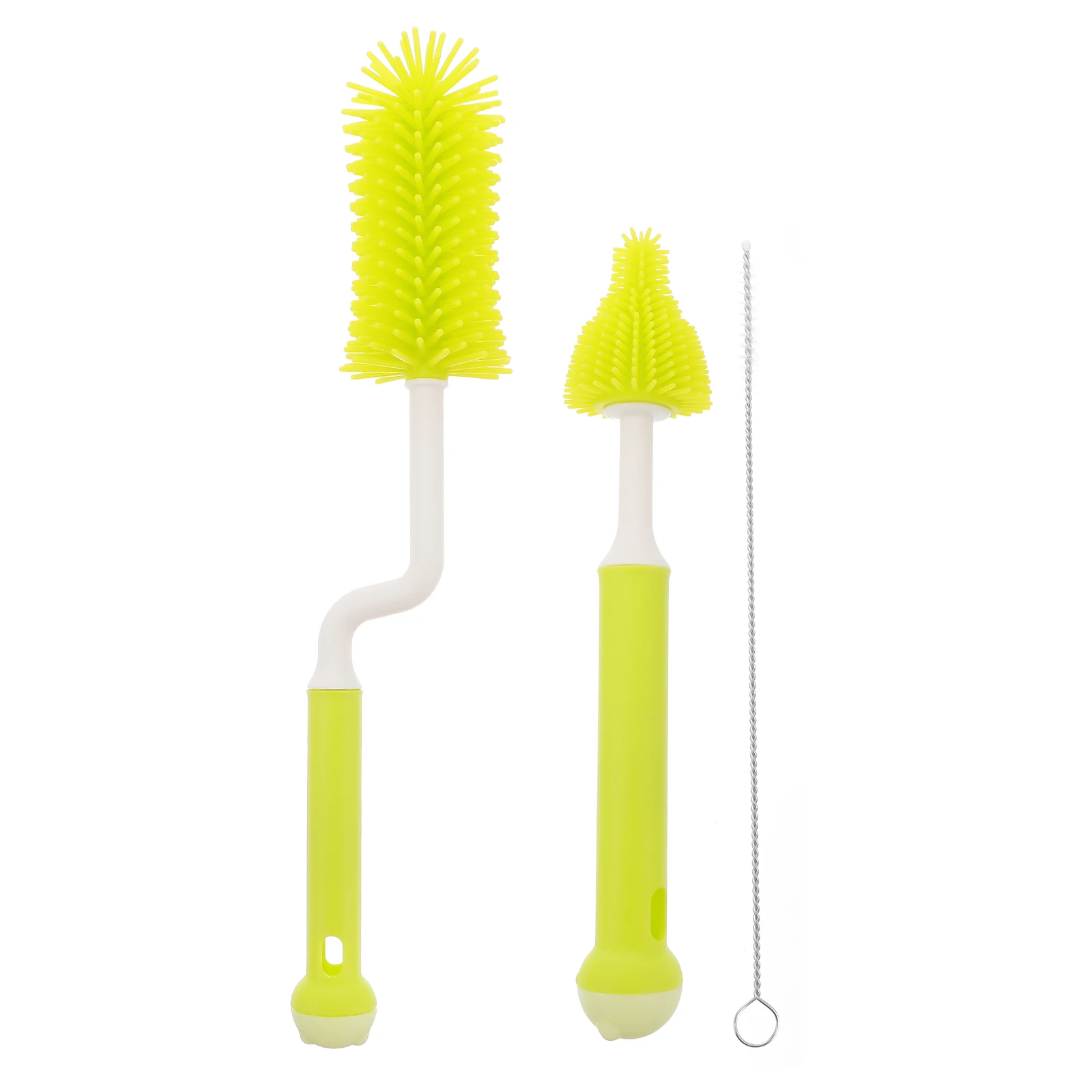 

Bottle Cleaning Brush Portable Baby Kit Feeding Cleaner Brushes for Milk Silica Gel