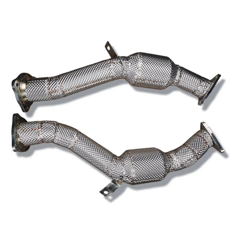 Подходит для автомобильной модифицированной выхлопной трубы из нержавеющей стали, предназначенной для моделей Porsche Cayenne 12-18 3.0T.