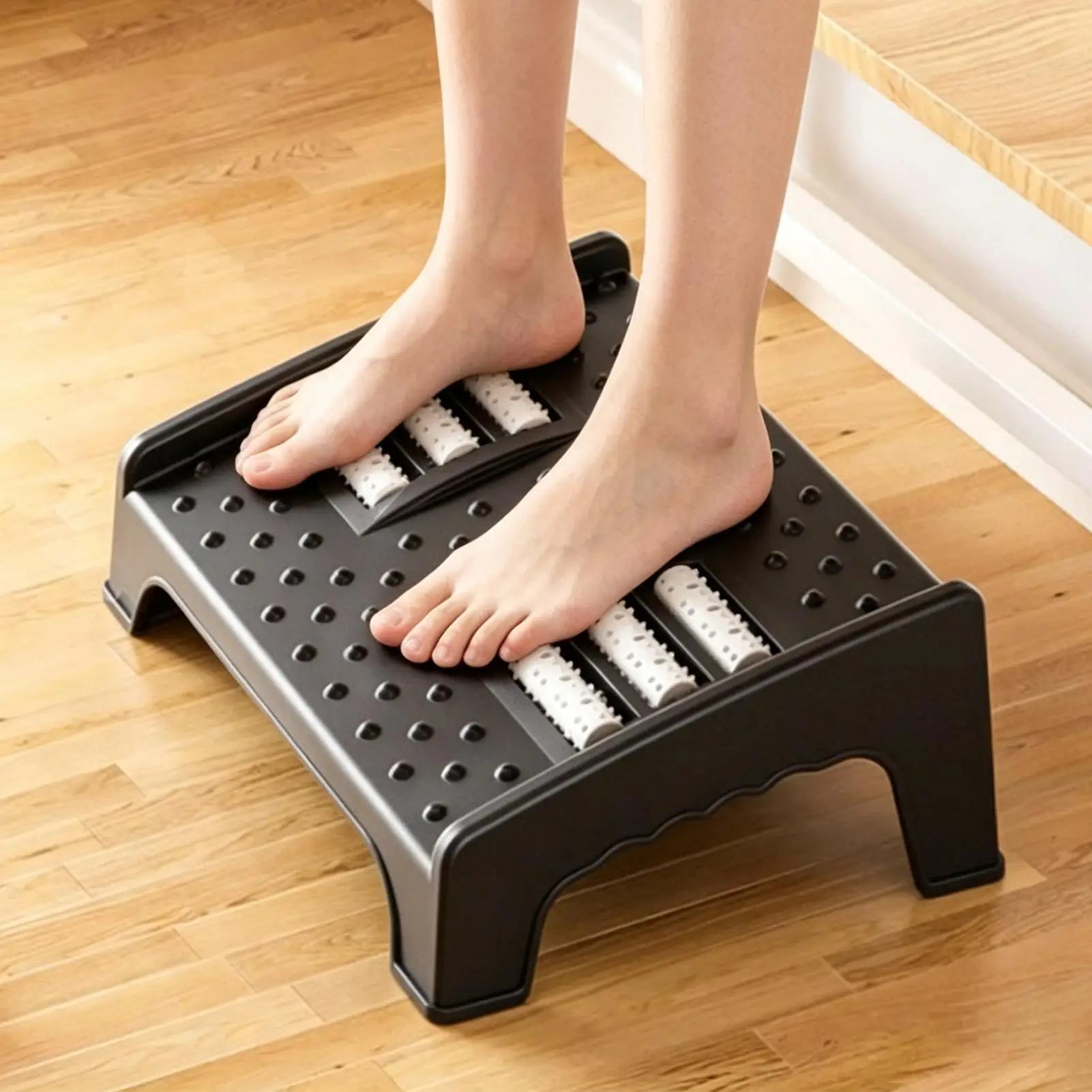 Under Desk Foot Rest Non-Slip Portable Ergonomic Relaxation Footrest Office Foot Rest For Work Home Office Living Room Dormitory