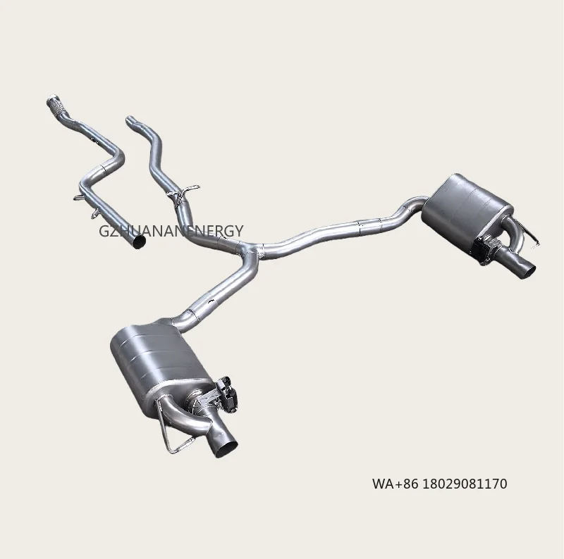 

Высокопроизводительная выхлопная система Catback для W206 C260L 1.5T 2022 с управлением клапаном и выхлопной трубой