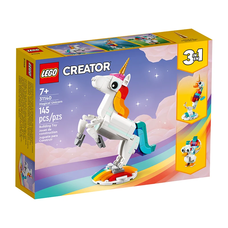 

Конструктор Lego Creative Versatile Series 31140 «Волшебный единорог» — развивающая игрушка-головоломка для мальчиков и девочек, подарок