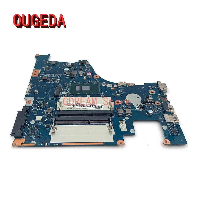 

OUGEDA NM-A482 For LENOVO Ideapad 300-15 300-15ISK Main board I3-6100 CPU DDR3 Laptop motherboard full tested