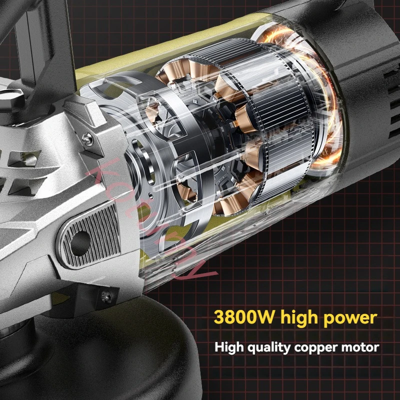 Portable Wall Grinding Machine Cement Rough Grinder Ground Concrete Polishing Machine Dust -Free Ground Angle Grinder