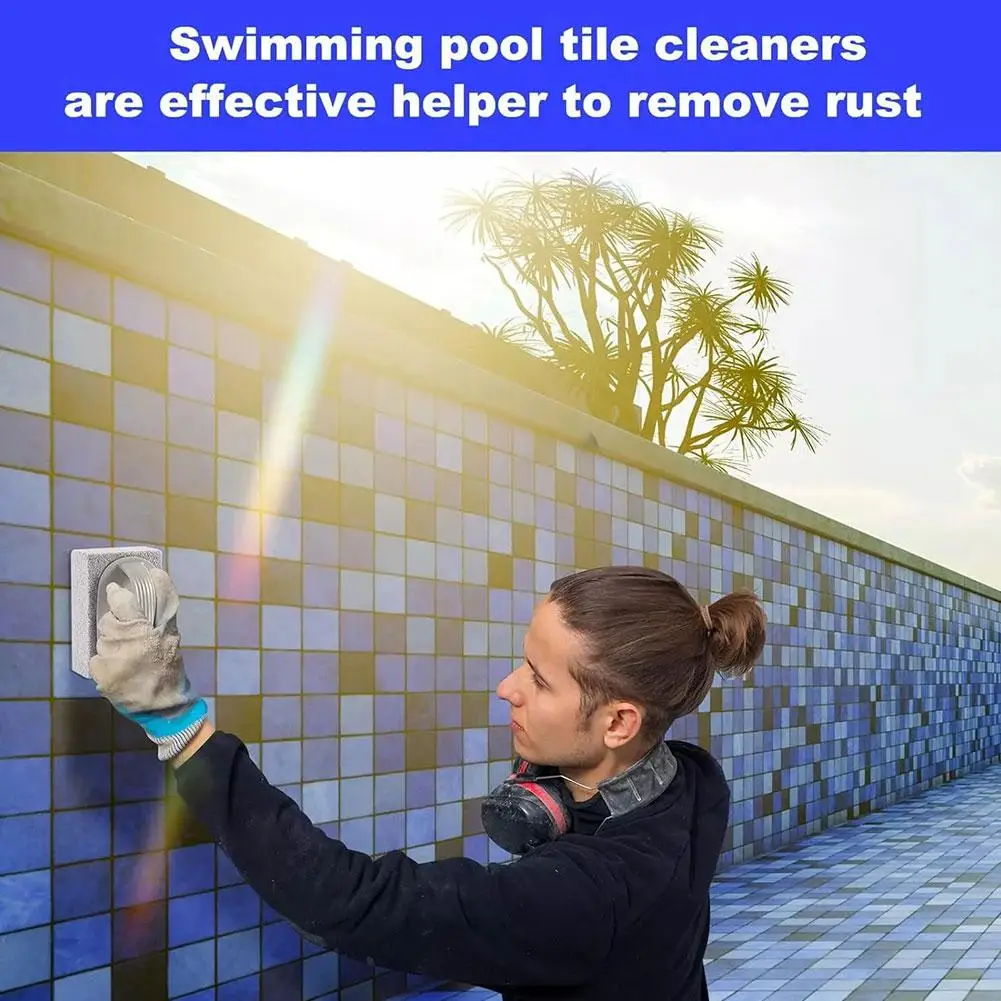 Pedra-pomes para piscina portátil, Bloco De Limpeza Com Alça, L4w7, 1 Pc