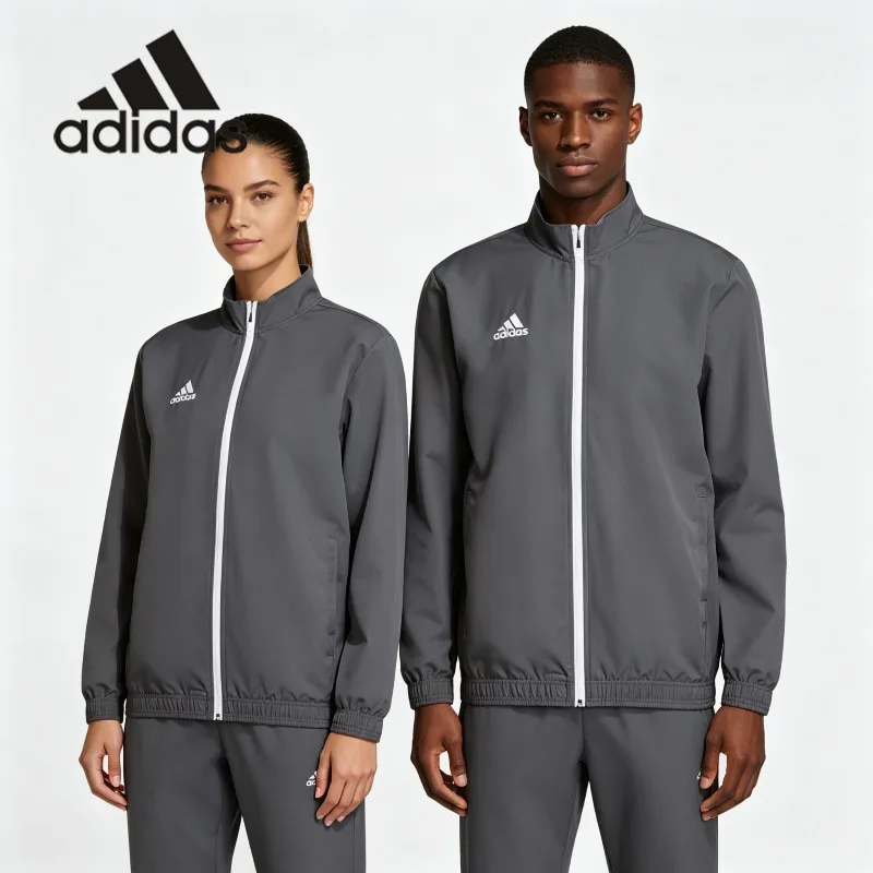 adidas Matte Surface Bomber Jacket Spring Clean Minimal Design All Season Outer CoatH57535 1PCS